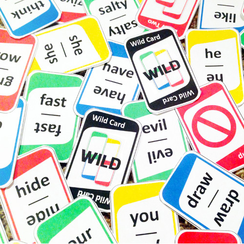 Parts of Speech card game